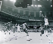 RARE Michael Jordan & Patrick Ewing Dual-Signed 20 x 24 B&W Photo (Steiner & UDA)