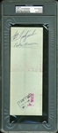 1976 Carl Yastrzemski Signed Spring Training Check from Boston Red Sox (PSA/DNA Encapsulated)