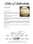 Joe DiMaggio Signed Limited Edition OAL Budig Baseball w/ HOF 55 (PSA/DNA)