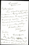 President Rutherford B. Hayes Handwritten & Signed Letter as President (PSA/DNA)