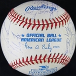 1997 N.Y. Yankees Team-Signed ALDS Baseball w/ Jeter, Rivera, etc. (27 Sigs!)(JSA)