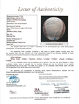 1997 N.Y. Yankees Team-Signed ALDS Baseball w/ Jeter, Rivera, etc. (27 Sigs!)(JSA)