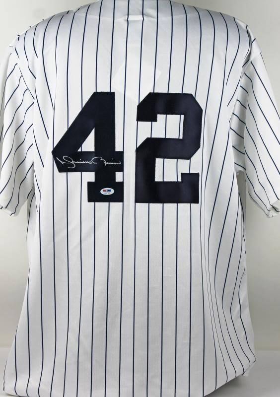 Lot Detail - Mariano Rivera Signed N.Y. Yankees Jersey - PSA/DNA Graded ...