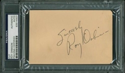 Roy Orbison Signed Vintage Album Page (PSA/DNA Encapsulated)