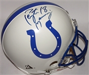 Peyton Manning Signed PRO LINE Full Size Colts Helmet (PSA/DNA)