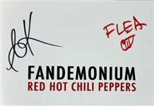 Red Hot Chili Peppers Group Signed Fandemonium Book (PSA/DNA)