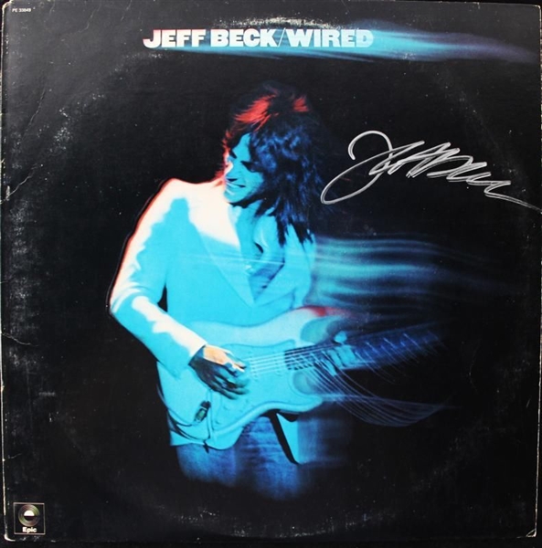 Jeff Beck Signed "Wired" Record Album (JSA)