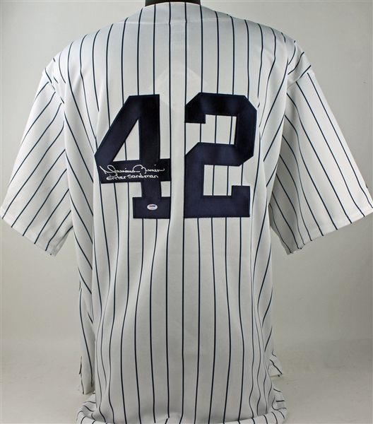 Mariano Rivera Signed New York Yankees Jersey w/ "Enter Sandman" Inscription (PSA/DNA)