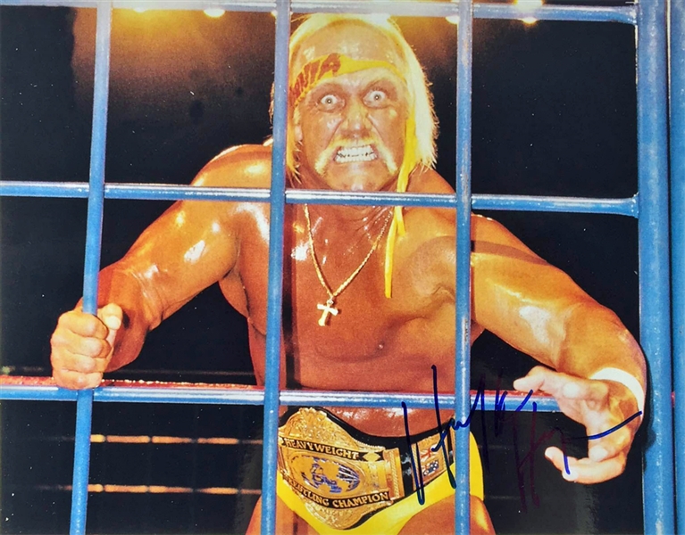 Hulk Hogan In-Person Signed 11" x 14" Color Photo (PSA/JSA Guaranteed)