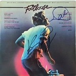 Footloose: Kevin Bacon & Kenny Loggins Dual Signed Movie Soundtrack Album Cover (PSA/JSA Guaranteed)