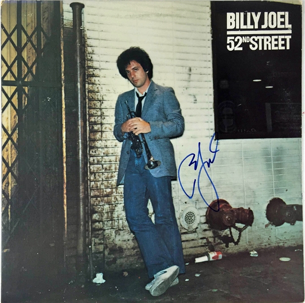 Billy Joel Signed "52nd Street" Record Album Cover (PSA/JSA Guaranteed)