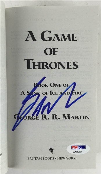 George R.R. Martin Signed "Game of Thrones" Softcover Book (PSA/DNA)