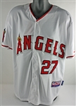 Mike Trout Signed Angels Home Jersey with MLB Debut 7-8-11 Inscription (PSA/DNA Rookiegraph)