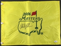 Phil Mickelson Signed 2006 Masters (Winner) Pin Hole Flag (JSA)
