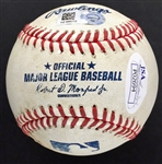 Kris Bryant Signed & Game Used OML Baseball from 7-27-15 Game vs. Rockies (Bryant Hits Walk-Off HR)(JSA & MLB Holo)