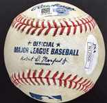 Clayton Kershaw Signed & Game Used OML Baseball from 9-2-15 Game vs. Giants (Kershaw Pitch to Buster Posey!)(PSA/DNA & MLB Holo)