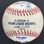 Mike Trout Game Used & Signed OML Baseball from 9-9-2012 Game vs. Detroit (Trout Hits 26th HR in Game)(PSA/DNA & MLB Authentication)