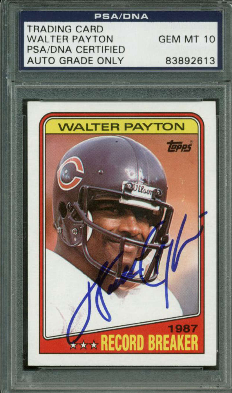 Walter Payton Signed NFL Football (PSA/DNA)