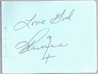 PRINCE: Prince Nelson Vintage c. 1988 Signed 5 x 6 Album Page (REAL/Epperson)