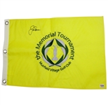 Jack Nicklaus Signed The Memorial Tournament Pin Flag (PSA/DNA)