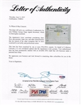 William Fargo Rare Signed 1868 Stock Certificate (PSA/DNA)