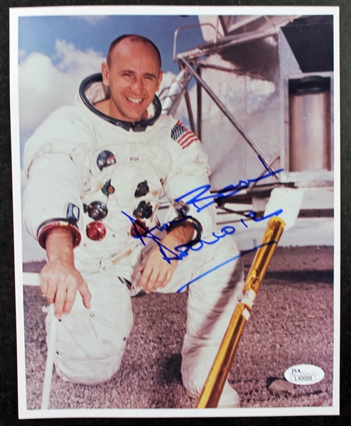 Apollo XII: Alan Bean Signed 8" x 10" Color Photograph (JSA)