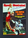 Dwight Clark Signed 11 x 14 Sports Illustrated The Catch Photographed (JSA)