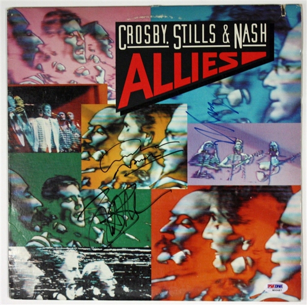 Crosby, Stills & Nash Group Signed "Allies" Album (PSA/DNA)