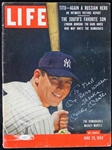 Mickey Mantle Signed 1956 Life Magazine w/ Superb Signature (JSA)
