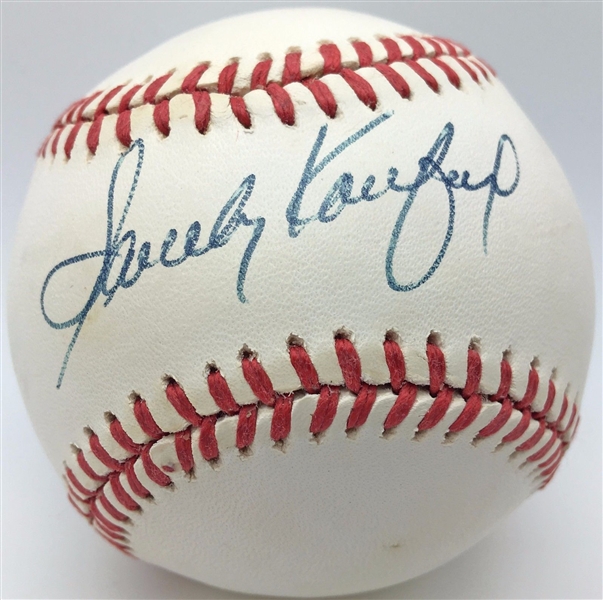 Sandy Koufax Signed ONL Baseball (JSA)