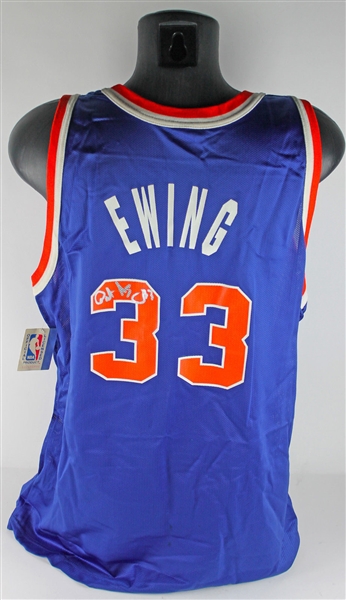 Patrick Ewing Signed New York Knicks Jersey (PSA/DNA)