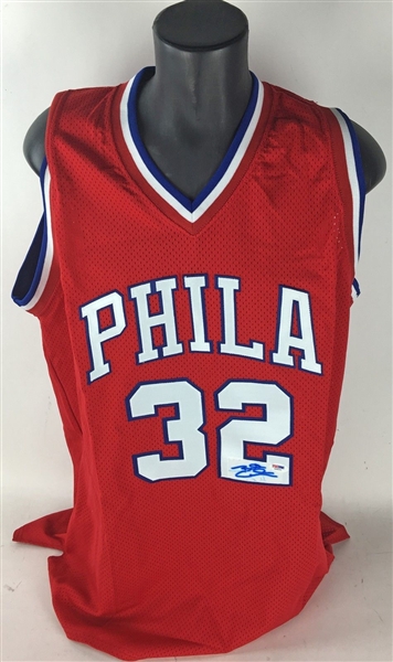 Billy Cunningham Signed 76ers Jersey (PSA/DNA)