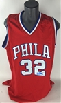 Billy Cunningham Signed 76'ers Jersey (PSA/DNA)