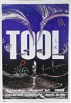 Tool Group Signed Concert Poster (Jersey City, NJ August 2009)) (4 Sigs)(PSA/DNA)