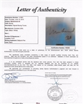 Muhammad Ali Signed Personal Model White Everlast Boxing Trunks (JSA)