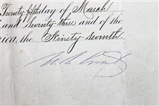 President Ulysses S. Grant Signed 1873 Appointment Document (PSA/DNA)