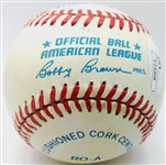 Yankee Legends Billy Martin & Whitey Ford Dual Signed OAL Baseball (JSA)