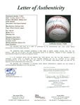 Yankee Legends Billy Martin & Whitey Ford Dual Signed OAL Baseball (JSA)