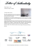 President Grover Cleveland Signed 1887 Military Commission Document (PSA/DNA)