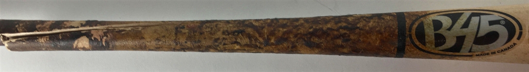 Andruw Jones Signed Game Used 203 AJ25 Baseball Bat (PSA/DNA)