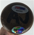 Andruw Jones Signed Game Used 203 AJ25 Baseball Bat (PSA/DNA)