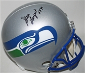 Steve Largent Signed Full Sized Seahawks Helmet (PSA/DNA)