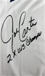 Joe Carter Signed Blue Jays Majestic Jersey (PSA/DNA)