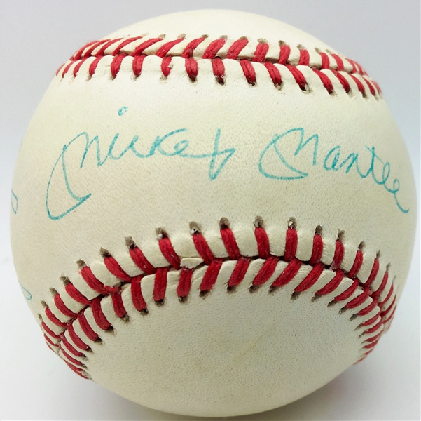 Yankee Greats Signed OAL Baseball w/ Mantle, Skowron & Others (PSA/DNA)