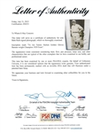Babe Ruth Impressive Signed & Inscribed 8 x 10 Photo in Custom Framed Display (PSA/DNA)