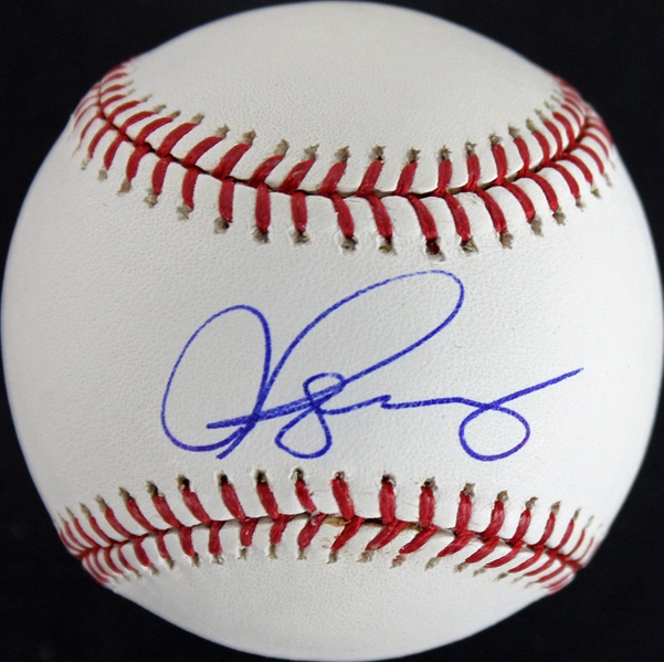Alex Rodriguez Signed OML Baseball (Player Holo & PSA/JSA Guaranteed)