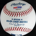Hideo Nomo Signed OML (Manfred) Baseball (PSA/DNA)