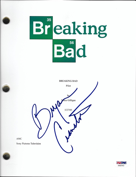 Bryan Cranston Signed "Breaking Bad" Script (PSA/DNA)