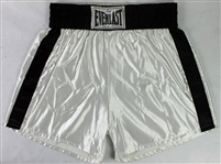 Muhammad Ali Signed White Everlast Boxing Trunks (Ali Holo & PSA/DNA)