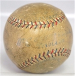 RARE Vintage Ty Cobb Signed OAL Reach (Barnard) Baseball c. 1928-1931 (JSA)